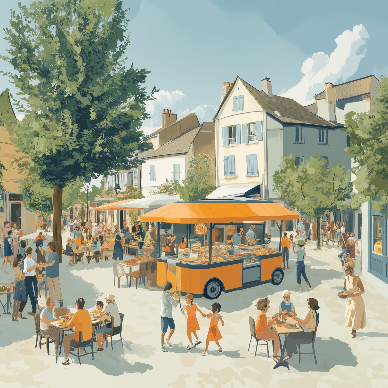 Illustration Commerces ambulants PIVADIS - Cabinet d'urbanisme commercial et réglementaire