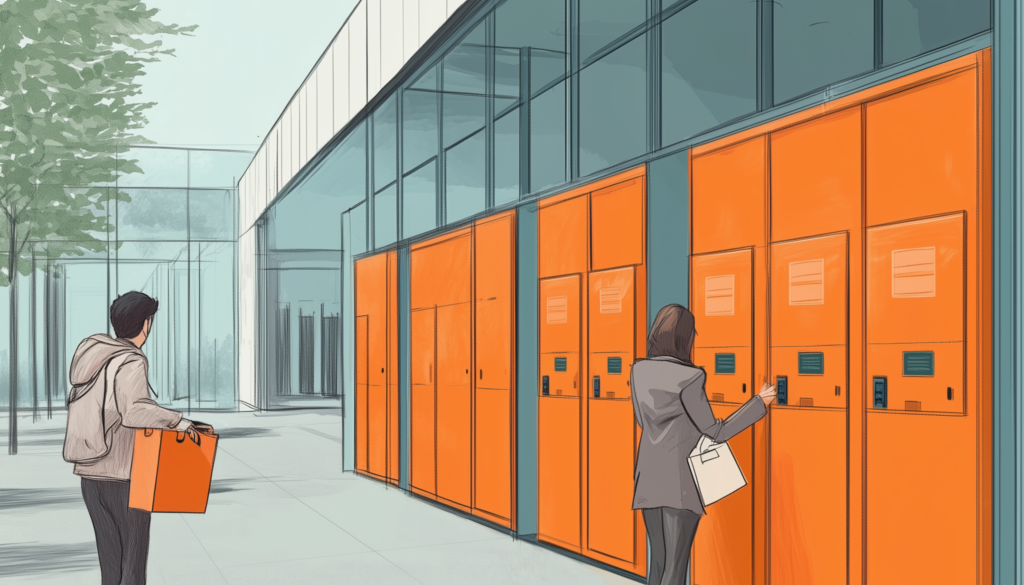 05 - PIVADIS - Cabinet d'urbanisme commercial et réglementaire Illustration casiers automatiques PIVADIS - Cabinet d'urbanisme commercial et réglementaire